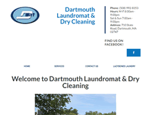 Tablet Screenshot of dartmouthlaundromat.com